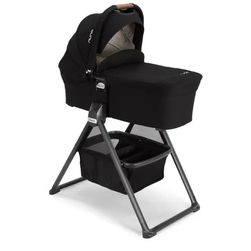 Nuna MIXX Series Bassinet + Stand - Caviar