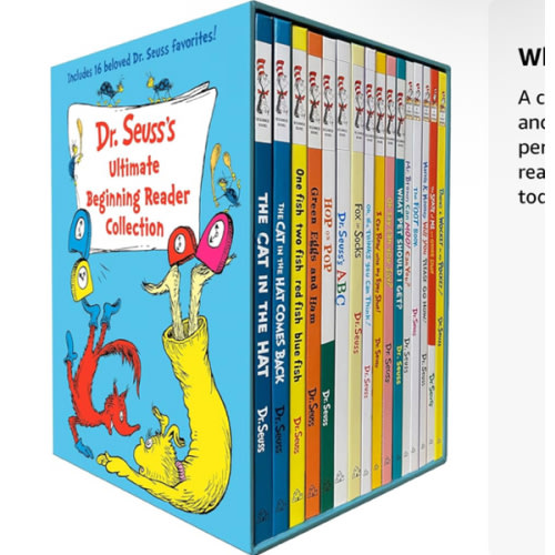 Dr. Seuss's Ultimate Beginning Reader Boxed Set Collection: Includes 16 Beginner Books and Bright & Early Books