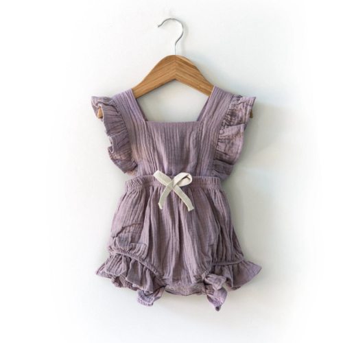 Sofia Romper in Violet | Reverie Threads