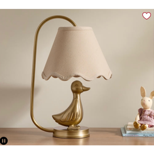 Chris Loves Julia Duck Table Lamp (20")