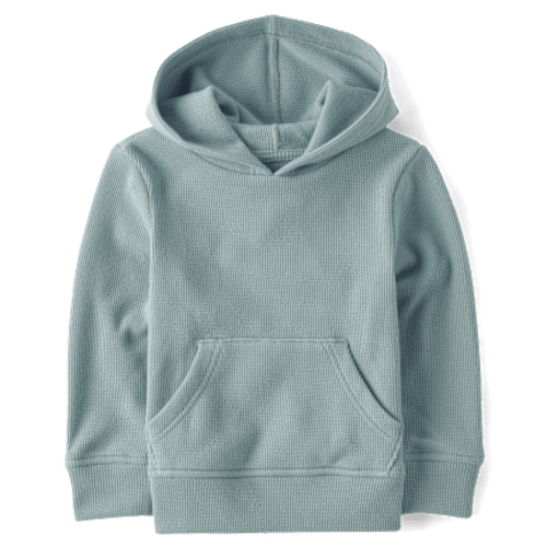 Baby And Toddler Long Sleeve Thermal Hoodie - GRAY | The Children's Place CA