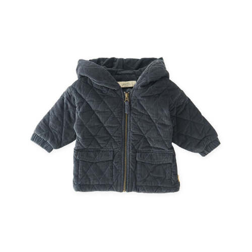 Corduroy Quilted Jacket - Ink Blue
