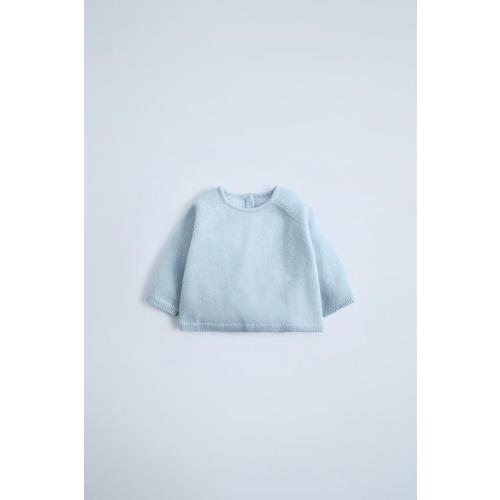 100% CASHMERE SWEATER - Light blue | ZARA United States