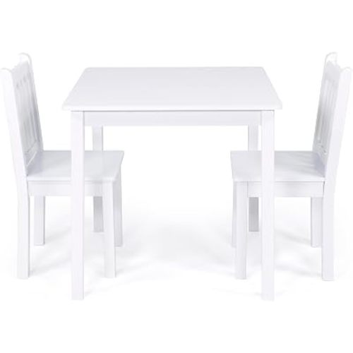 Humble Crew Toddler Table and Chair Set for Kids, Wood Activity Furniture