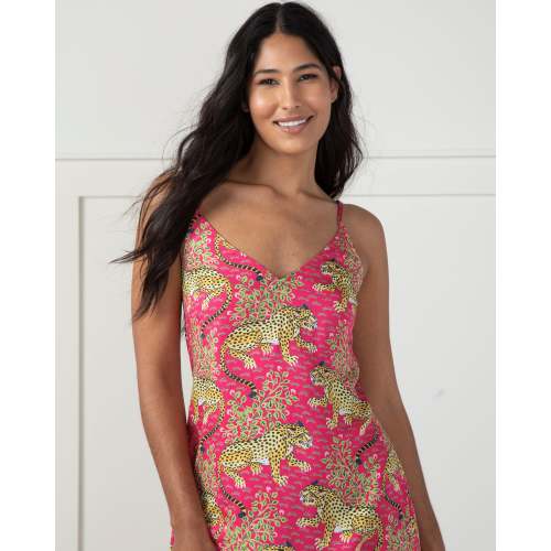 Bagheera - Satin Chic to Sleep Nightie - Hot Pink