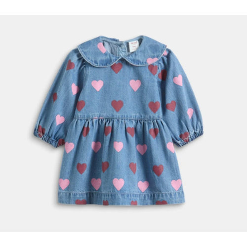 Denim Collar Dress | Washed Indigo | Seed Heritage