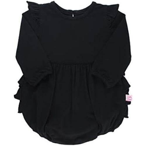 RuffleButts® Baby/Toddler Girls Long Sleeve Bubble Rompers