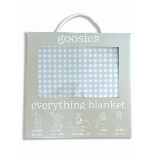 Everything Blanket - Gingham in Cottage Blue – Goosies