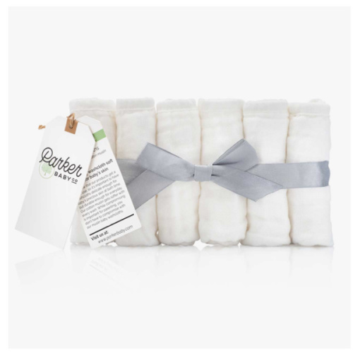 Muslin Cotton Baby Washcloths - 6 Pack