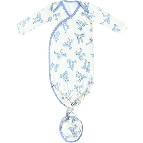 Copper Pearl Newborn Knotted Gown Daphne