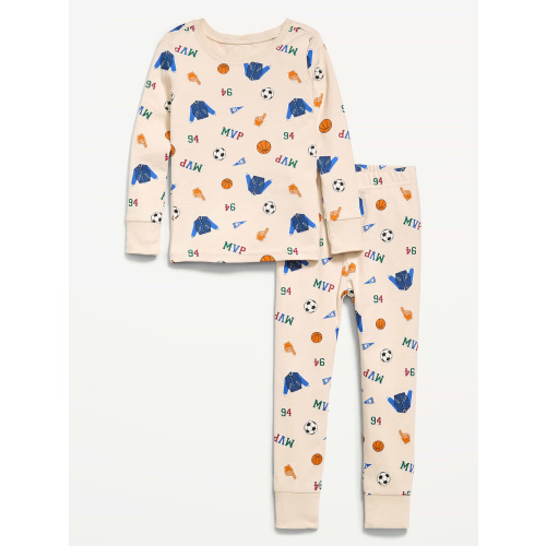 Printed Snug-Fit Pajama Set for Toddler & Baby