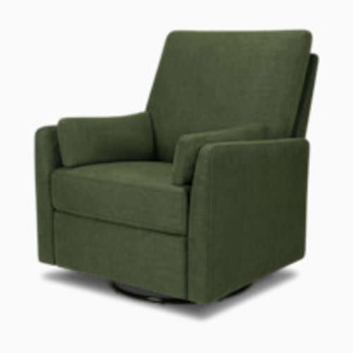 Carter's by daVinci Ethan Swivel Recliner - Performance Forest Green Linen