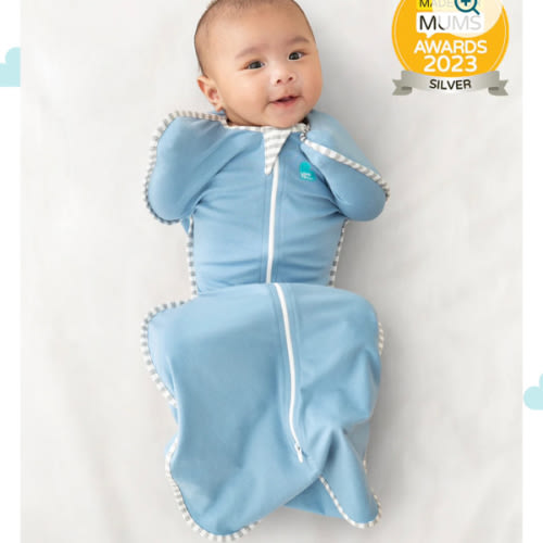 Swaddle Up™ 1.0 TOG Cotton Dusty Blue