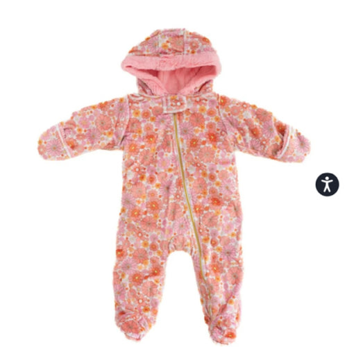 Winter Jumpsuit - Boho Floral | Minky Couture