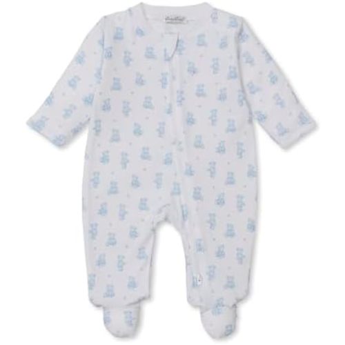 kissy kissy Baby Boys&Girls Teddy Bears Footie Pajamas, Newborn to 9 Months