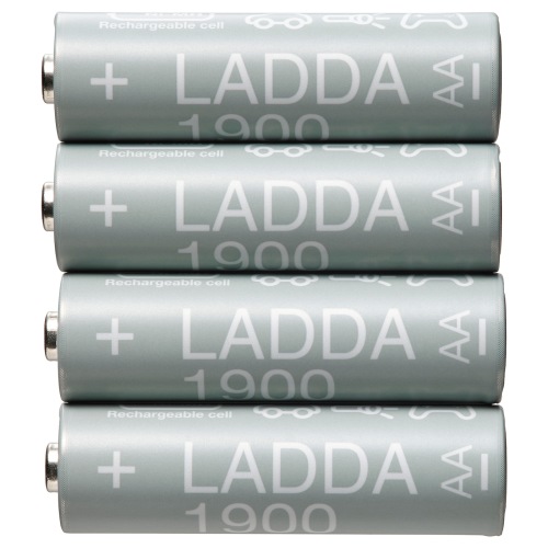 LADDA Rechargeable battery - HR06 AA 1.2V 1900mAh