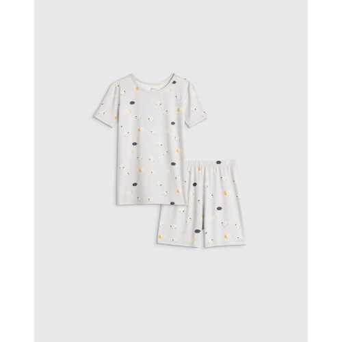 Bamboo Short Sleeve and Shorts Pajama Set - Toddler in Little Sheep