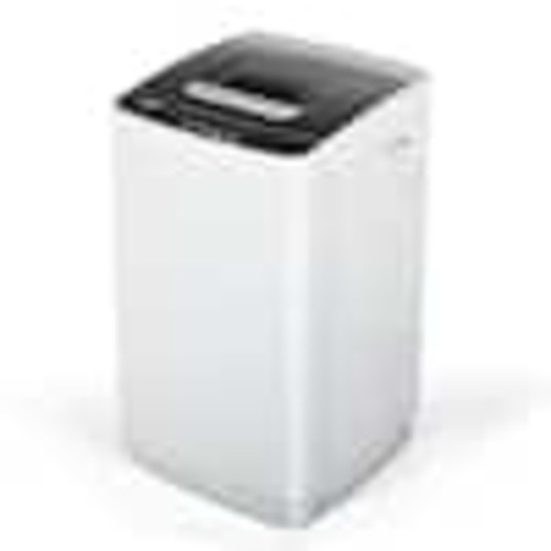 SIMZLIFE Capacity-Washer 1.03 (cu. ft.) Portable Compact Washer and Dryer Combo with 10 Programs 5 Water Levels in Gray WS-01-S-HD