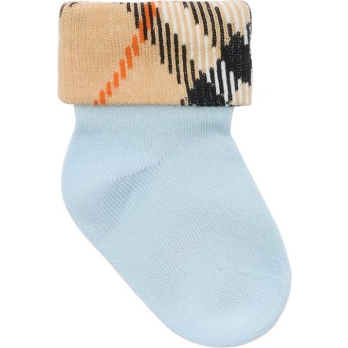 Two-piece Cotton Blend Socks Set, 6-9M