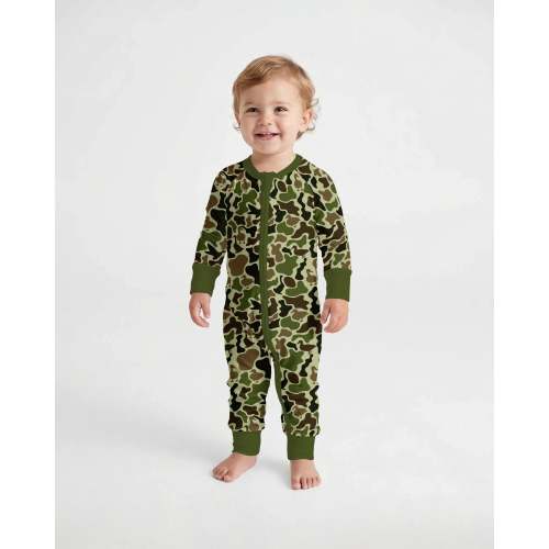 Mallard Duck Hunting Camouflage Bamboo Convertible Zippy