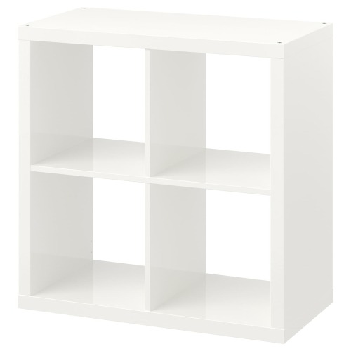KALLAX Shelf unit - high gloss white 30 1/8x30 1/8 "