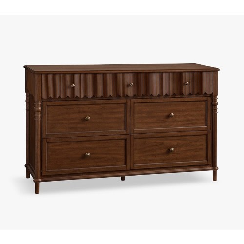 Chris Loves Julia Scallop 7-Drawer Dresser (56w x 19d")