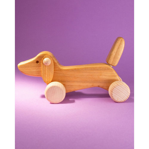 Push Dachshund Wooden Puppy | Lightbulb Lighthouse