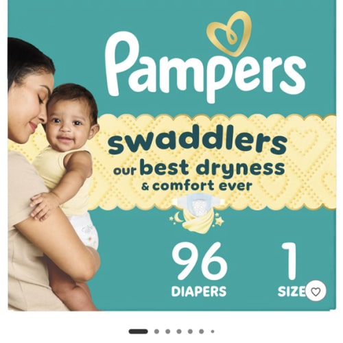 "pampers swaddlers newborn diaper size 1"