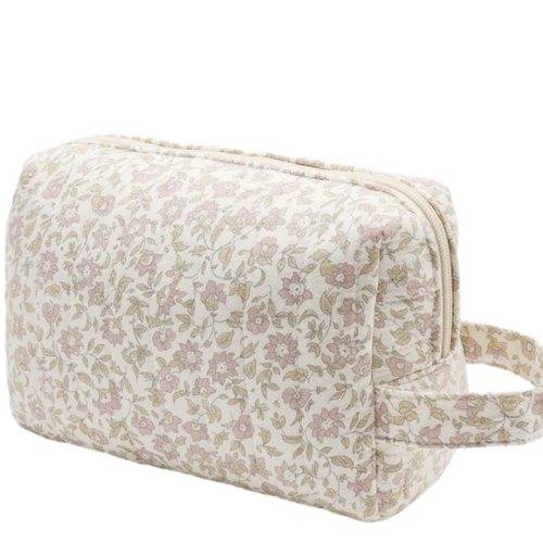 Toiletry Bag | Wild Flower | Quincy Mae – Nouveau and Vintage