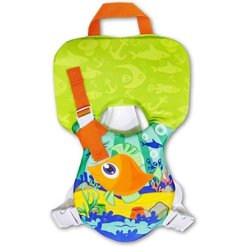 Kids Pool Flotation Devices Life Jackets Vests Infant Swim Vest Swimming Training Equipment with Extra Pillow