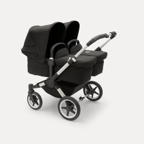 Bugaboo Donkey 5 Twin Stroller Midnight black sun canopy, midnight Black