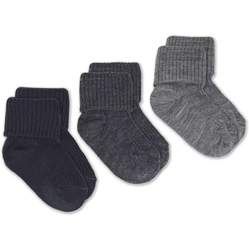 Woolino Wool Baby Socks, Washable Merino Wool Infant Toddler Kids Socks, Newborn to 8 Years (Pack of 3)