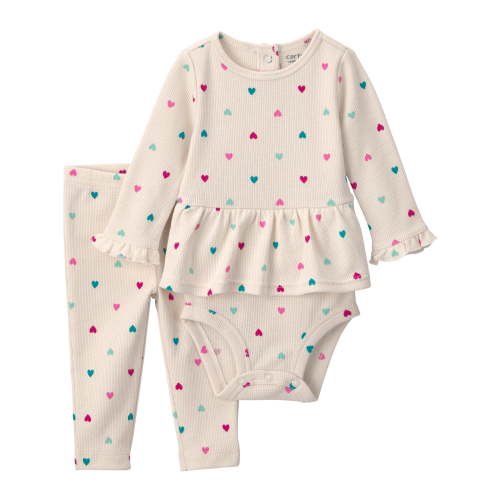 Carter's Child of Mine Baby Girl Outfit Set, 2-Piece, Sizes 0/3-24 Months