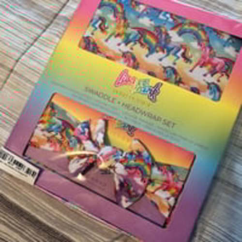 Posh peanut Lisa frank swaddle