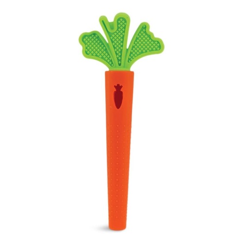 Nuby BPA-Free Hollow Silicone Sensory Carrot Teething Tube