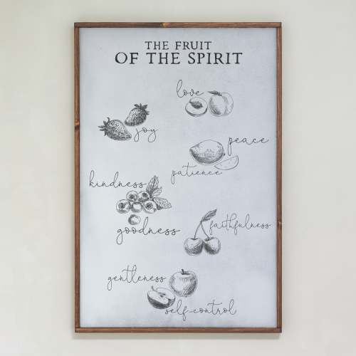 Fruit Of The Spirit | Framed Wooden Art | 132