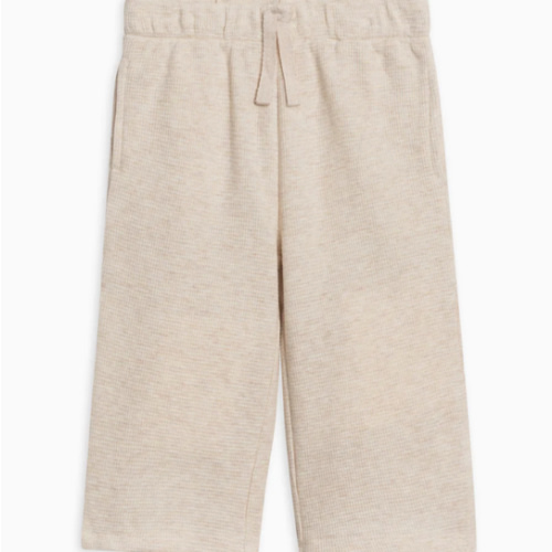 Clove Waffle Knit Straight Leg Pants