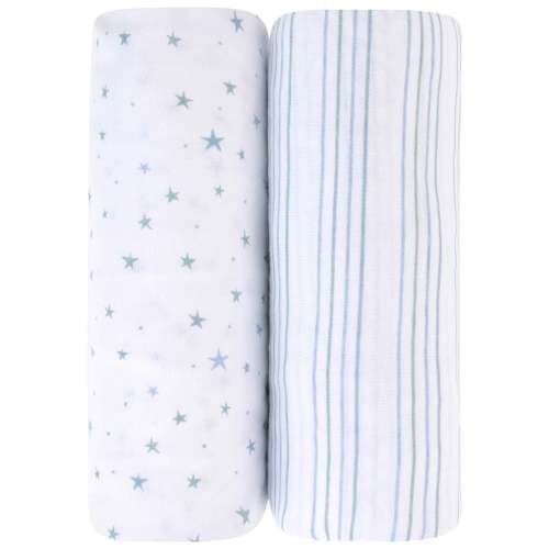Blue Stars Bassinet Sheet Set – Ely's & Co.