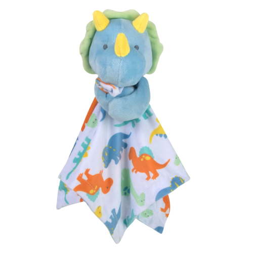 Baby Essentials Minky Doll Animal Snuggler Blanket for Newborns, Infants, Toddlers, Cuddling, Naptime and Bedtime in Dino Rex Dinosaur