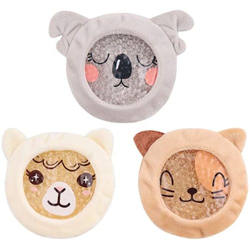 Hilph Kids Ice Packs for Boo Boos, FSA Eligible, HSA Approved, 3 Gel Toddler Cold Packs with Cute Cover for Injuries Reusable, Hot Cold Compress for Pain Relief, Toothache, Wisdom Teeth, Fever