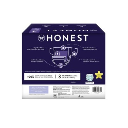 The Honest Company Overnight Diapers - (Select Size and Pattern)