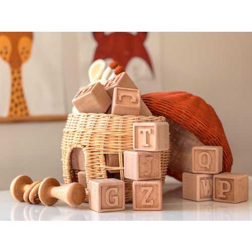 Personalized Baby Blocks, Alphabet Set for Kids, Baby Name Sign, Learning Toys, Nursery Idea, Nautral Wooden Blocks, Baby Shower Gift Idea