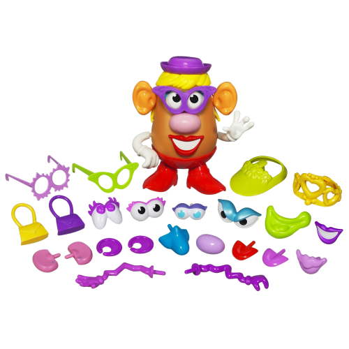 Playskool Mrs. Potato Head Silly Suitcase Parts and Pieces Toddler Toy for Kids