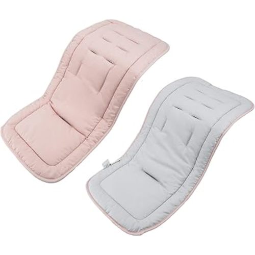 Stroller Cushion for Baby, Cotton Stroller Seat Liners Universal Stroller Cushion Pad for Toddler 34x78cm, 1 Pack (Pink)