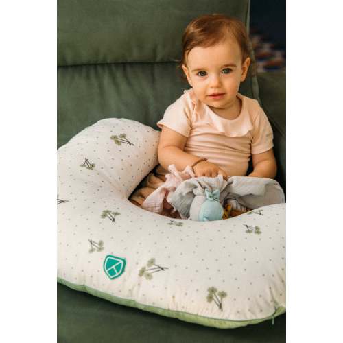 HUG BABY Breastfeeding Pillow - Blossom Green