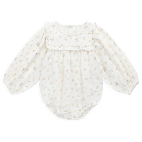 Organic Cotton Muslin Frances Playsuit-Ayla Whisper – Jamie Kay USA