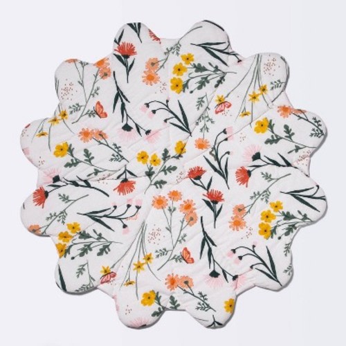 Floor Blanket and Playmat - Cloud Island™ Pink Flower