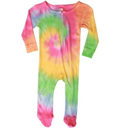 Just Love Mommy & Me Pajama Set Matching, Cozy Sleepwear for Mother and Child (Tie Dye Pastel Bright, 12 Months, Big Girls)