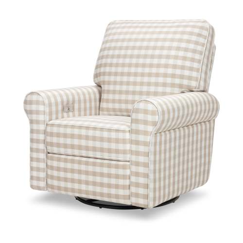 Monogram by Namesake Monroe Power Recliner and Swivel Glider – Twinkle Twinkle Little One