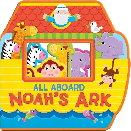 All Aboard: Noah’s Ark - Story-time Rhyming Foam Book for Ages 6+ Months - A Fun Children’s Song Book with Textured and Foam Illustrations